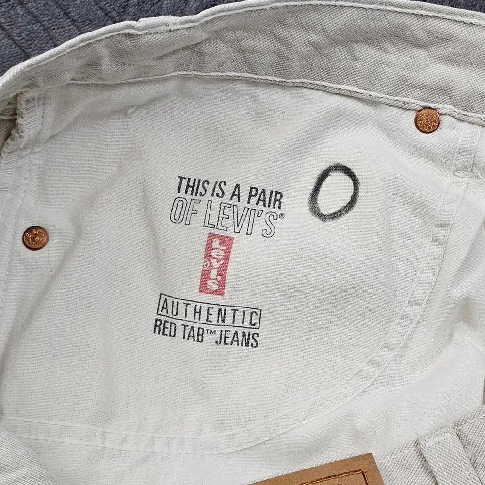 Levi's‎ 550 Jeans Mens 36x30 Off White Relaxed Fit Tapered 90s Vintage USA